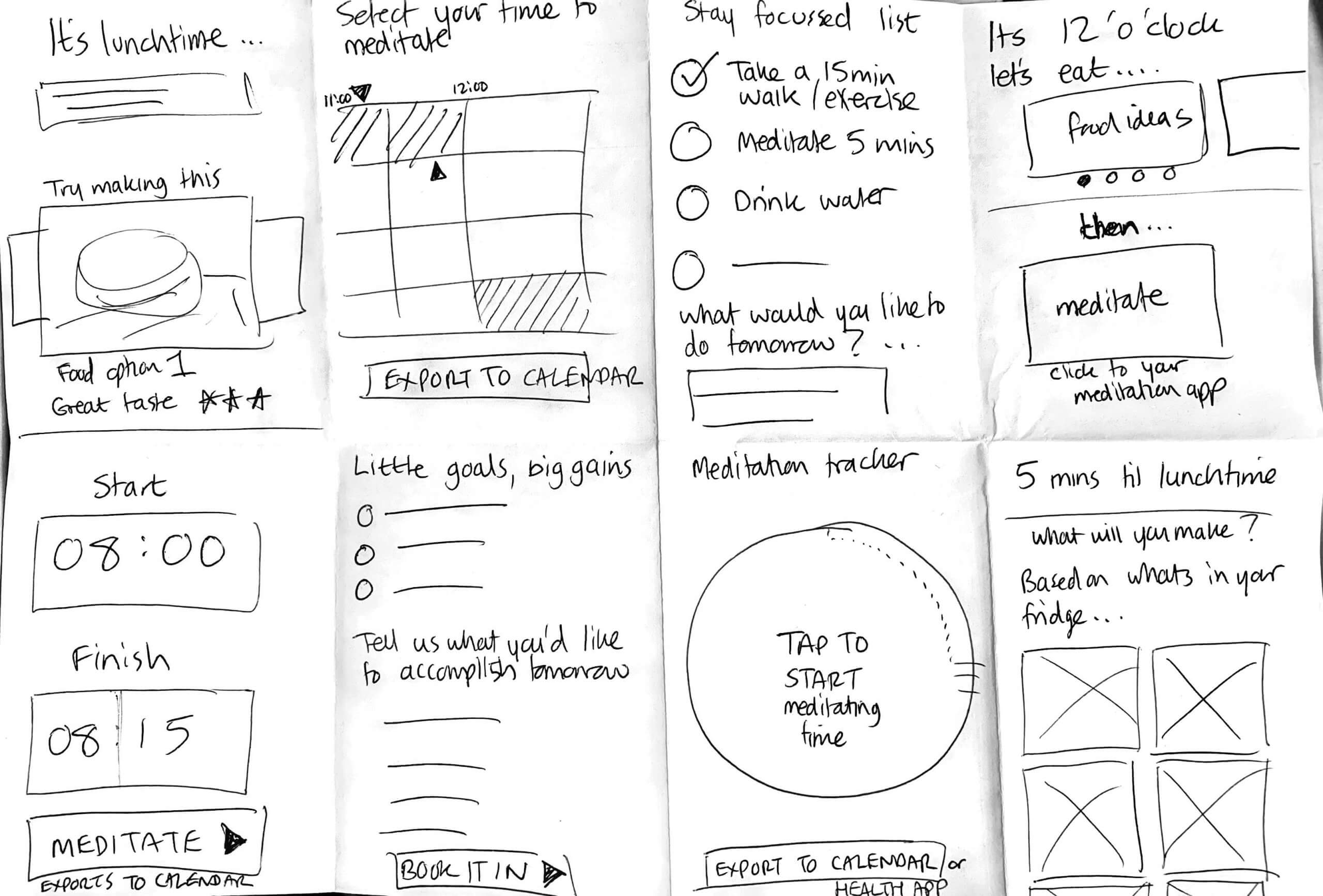 UX Concepts & Sketching